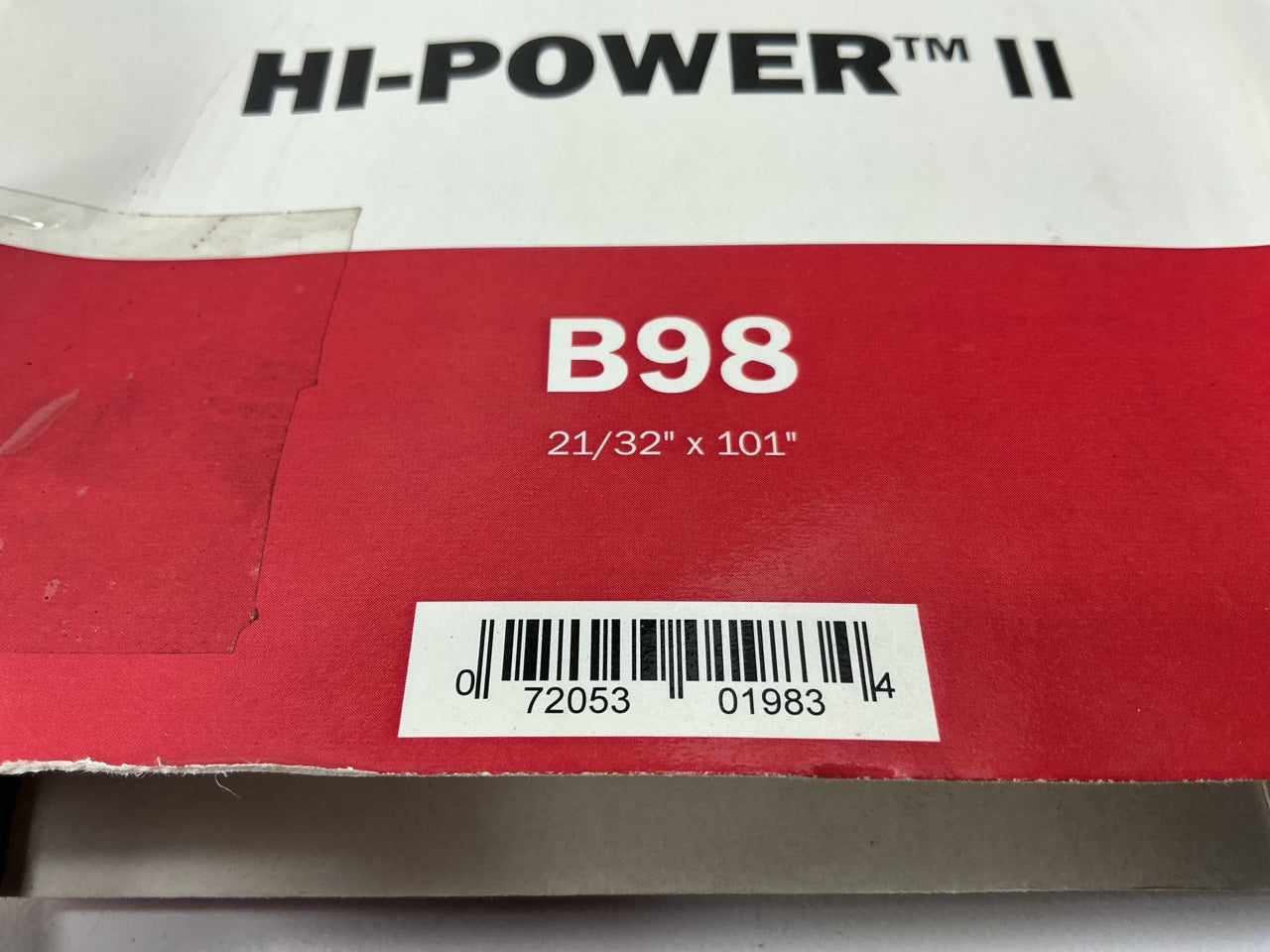 Gates B98 Industrial Accessory Drive Belt - 5/8'' X 101''