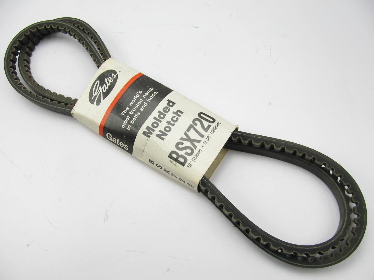 Gates BSX720 Back Side Idler Accessory Drive Belt - 1/2'' X 72-3/8''