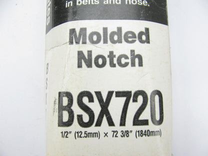Gates BSX720 Back Side Idler Accessory Drive Belt - 1/2'' X 72-3/8''