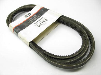 Gates BX112 Industrial Cogged Accessory Drive Belt - 21/32'' X 115''