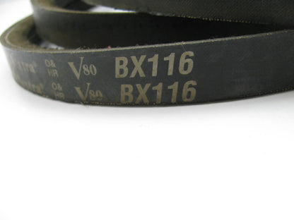 Gates BX116 Industrial Cogged Accessory Drive Belt - 21/32'' X 119''