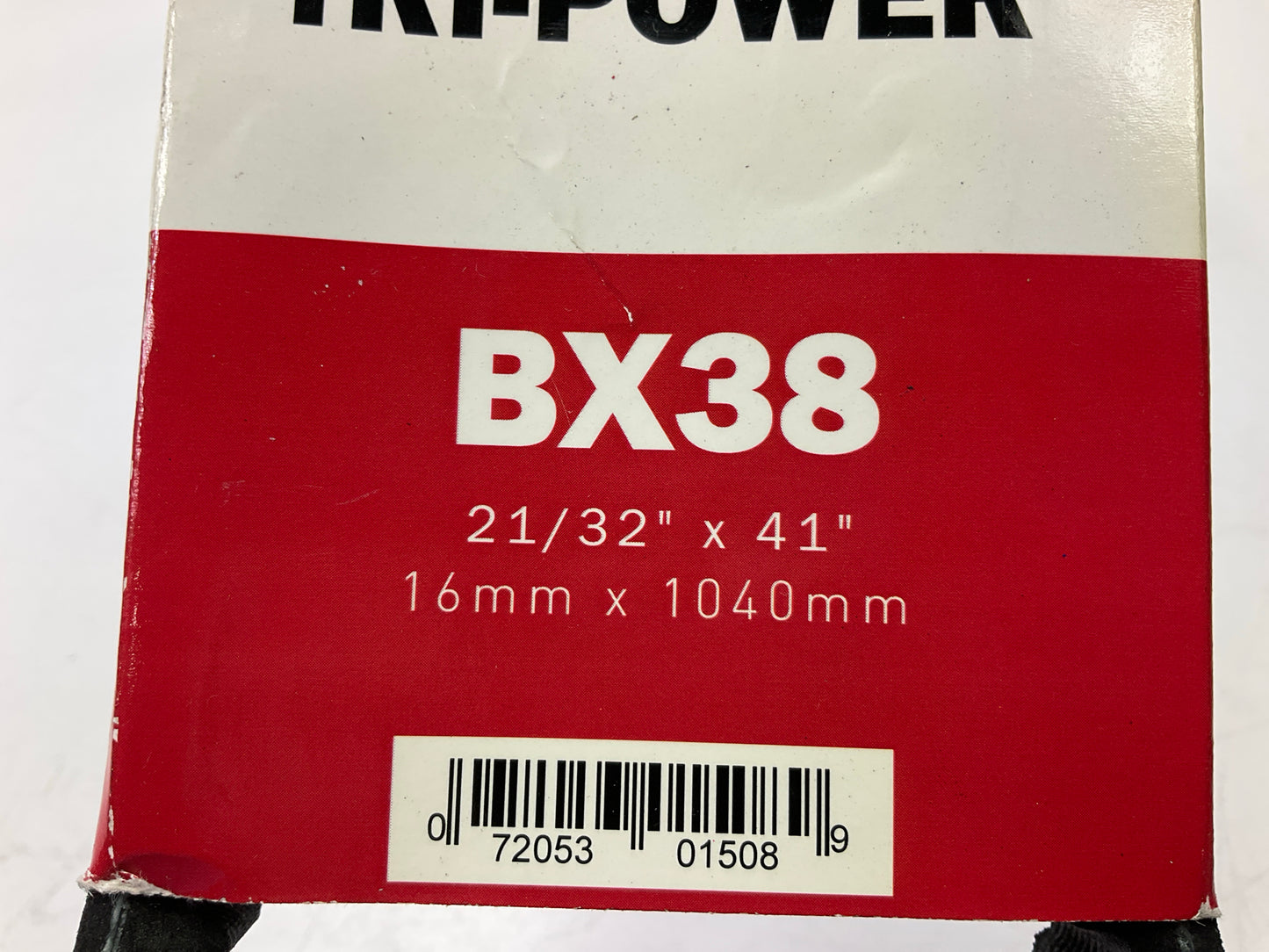 Gates BX38 Cogged Industrial Accessory Drive Belt - 21/32'' X 41''