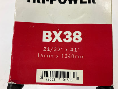 Gates BX38 Cogged Industrial Accessory Drive Belt - 21/32'' X 41''