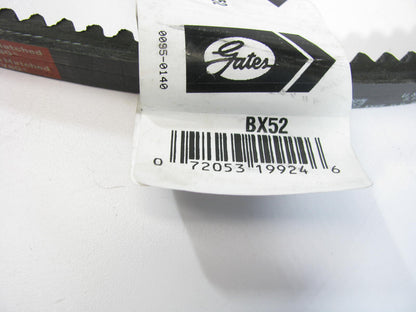 Gates BX52 Industrial Cogged Accessory Drive Belt - 21/32'' X 55''