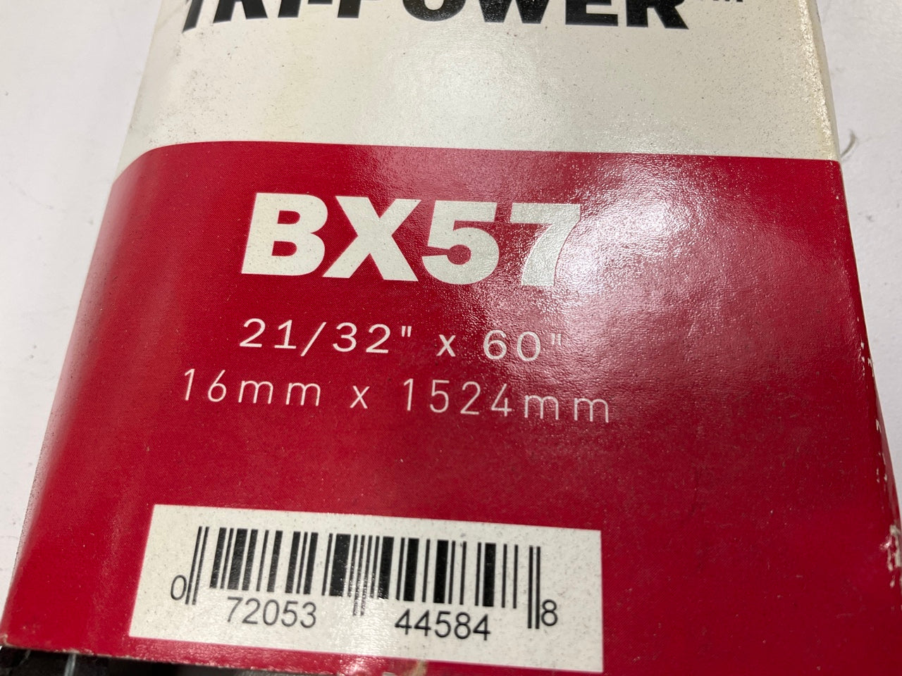 Gates BX57 Industrial Cogged Accessory Drive Belt - 21/32'' X 60''