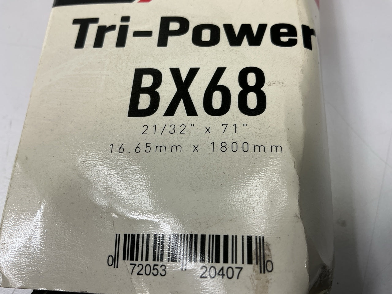 Gates BX68 Industrial Cogged Accessory Drive Belt - 21/32'' X 71''