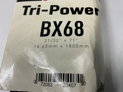 Gates BX68 Industrial Cogged Accessory Drive Belt - 21/32'' X 71''
