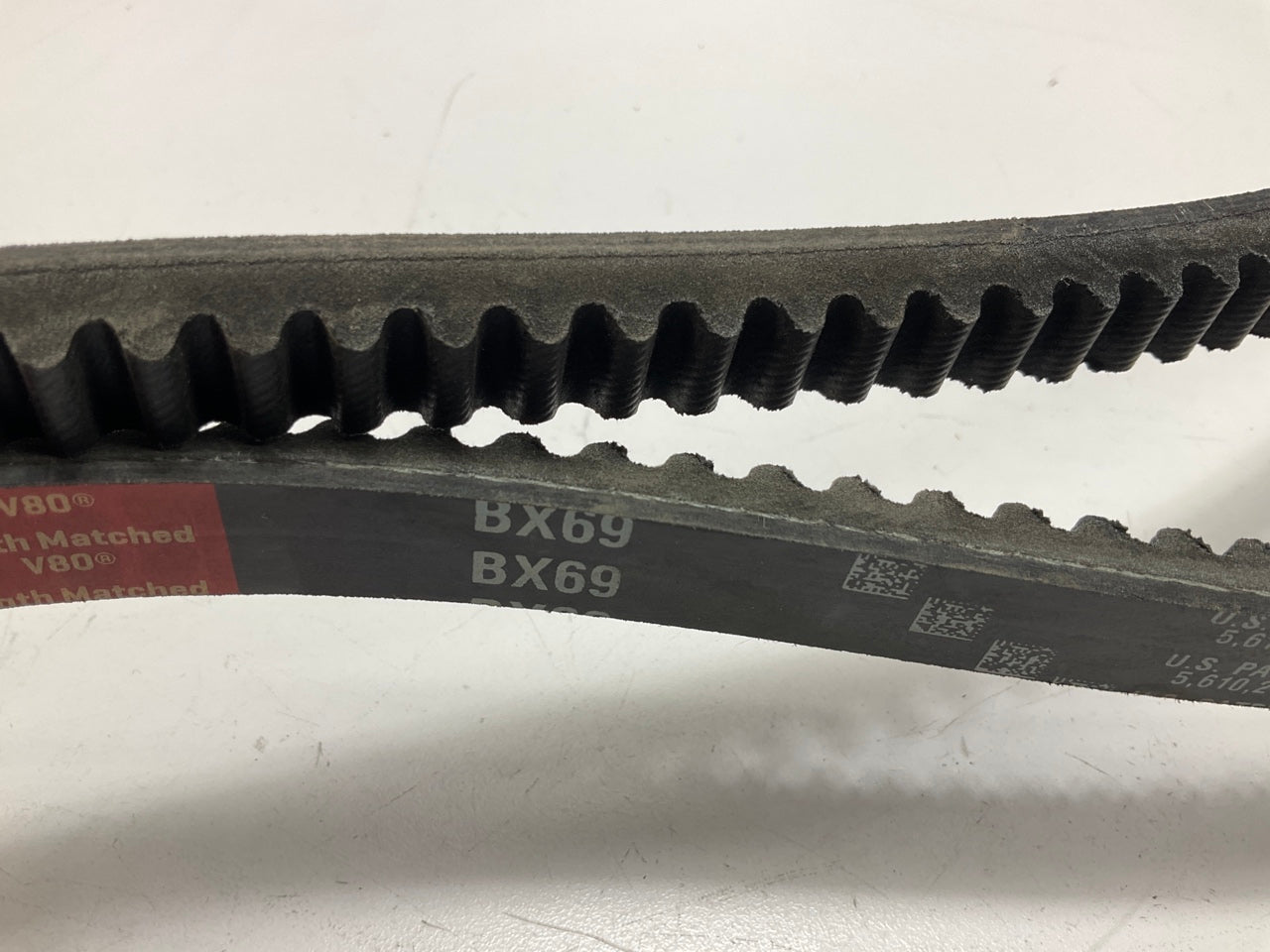 Gates BX69 Cogged Industrial Accessory Drive Belt - 21/32'' X 69''