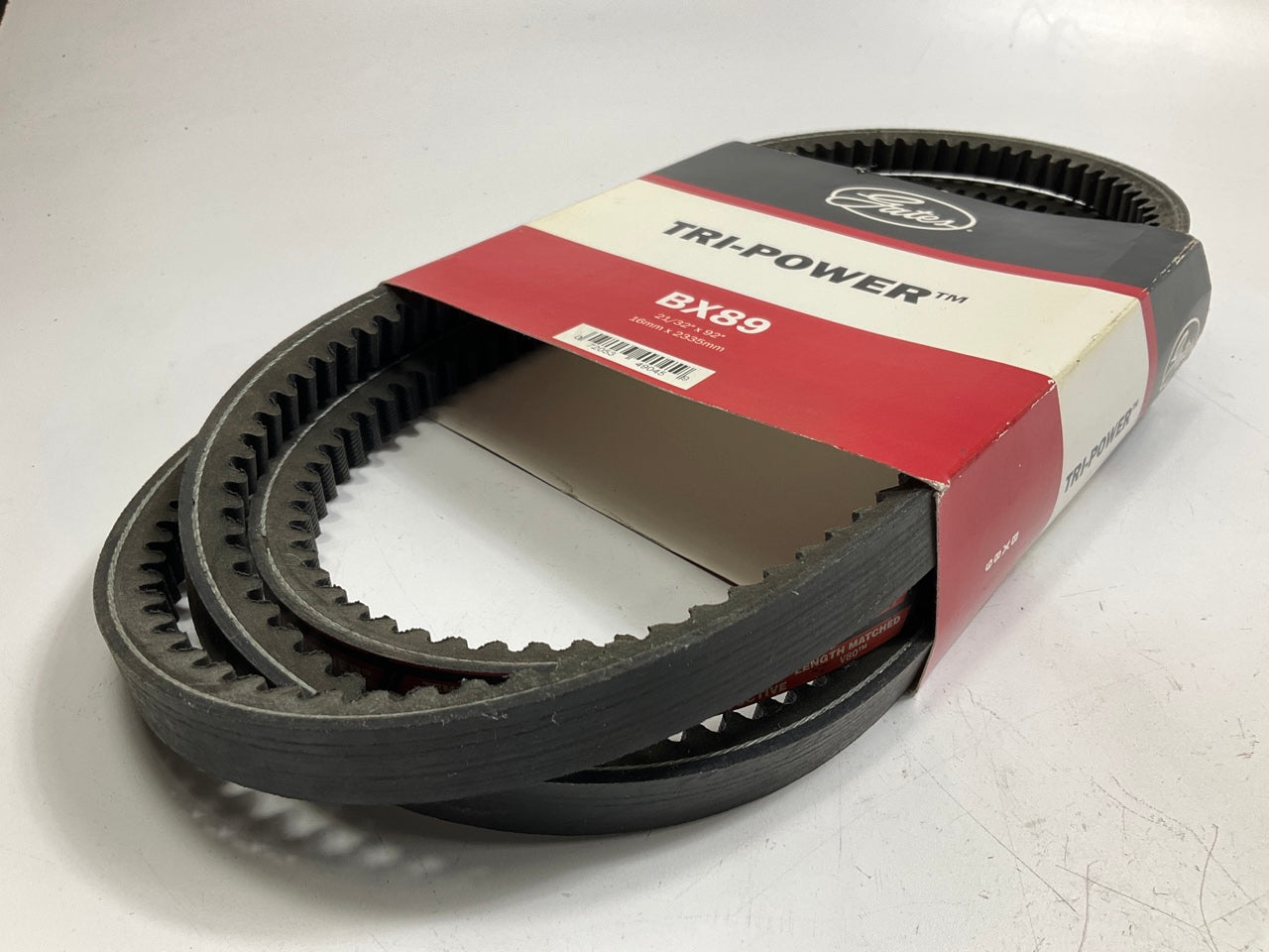 Gates BX89 Cogged Industrial Accessory Drive Belt - 5/8'' X 92''