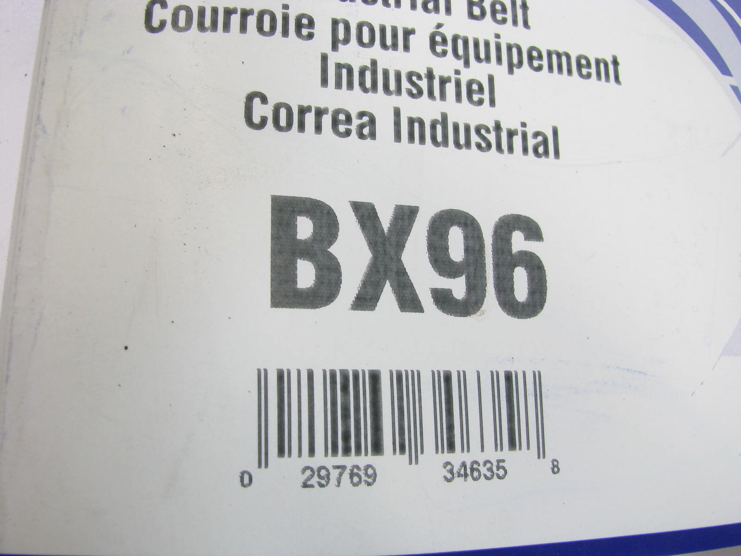 Gates BX96 Industrial Cogged Accessory Drive Belt - 21/32'' X 99''
