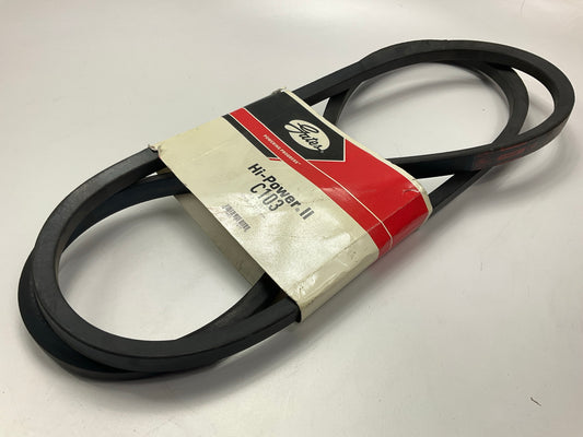 Gates C103 Industrial Accessory Drive Belt, 7/8'' X 107''
