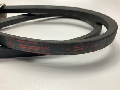 Gates C103 Industrial Accessory Drive Belt, 7/8'' X 107''