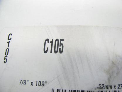 Gates C105 Industrial Accessory Drive Belt - 7/8'' X 109''