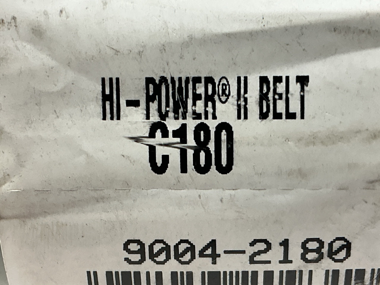Gates C180 Hi-Power V-Belt - 7/8'' Top Width X 184'' Outside Circumference