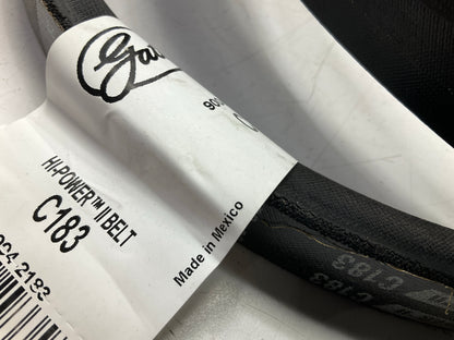 Gates C183 V-Belt 7/8'' Top Width X 187'' Outside Circumference