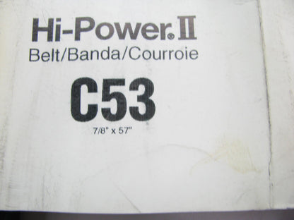 Gates C53 Industrial Accessory Drive Belt - 7/8'' X 57''
