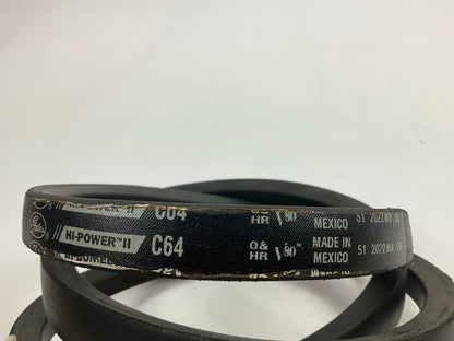 Gates C64 Industrial Accessory Drive Belt - 7/8'' X 68''