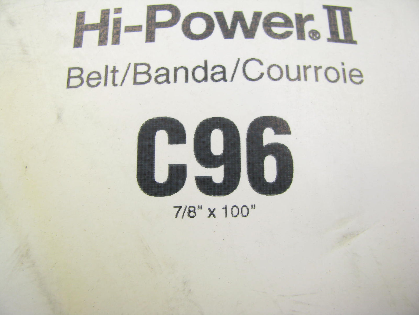 Gates C96 Hi-Power II Accessory Drive V-Belt - 7/8'' X 100''