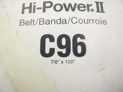 Gates C96 Hi-Power II Accessory Drive V-Belt - 7/8'' X 100''