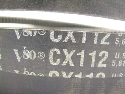 Gates CX112 Accessory Drive Cogged Industrial V-Belt - 0.875'' X 116''