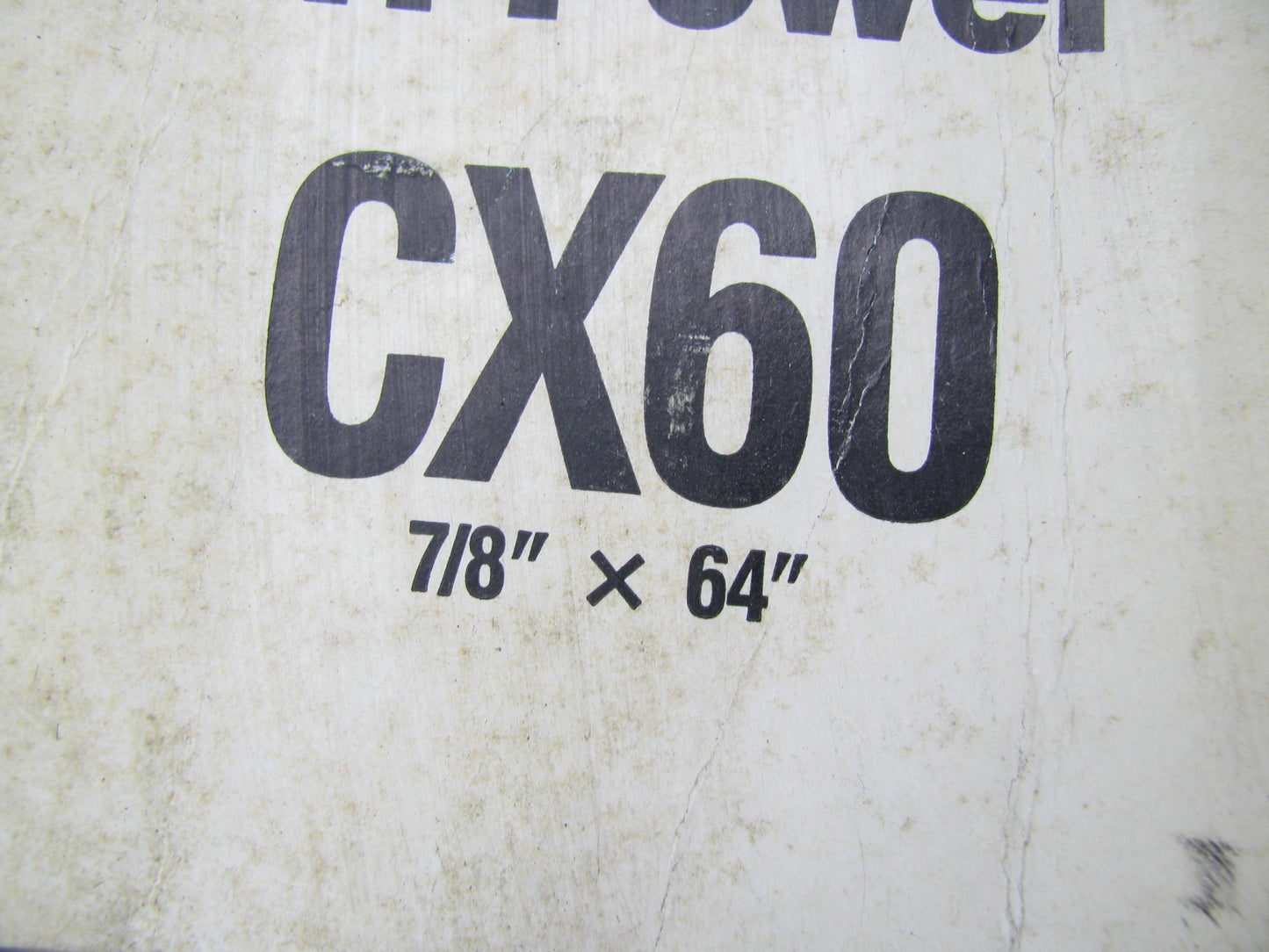 Gates CX60 Cogged Industrial Accessory Drive Belt - 7/8'' X 64''
