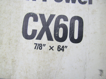 Gates CX60 Cogged Industrial Accessory Drive Belt - 7/8'' X 64''