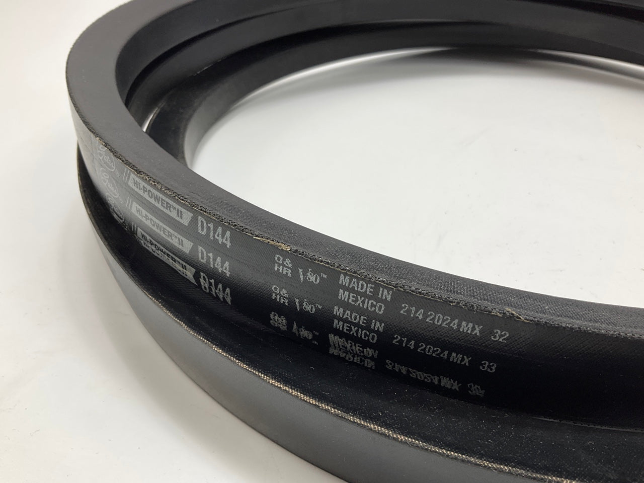 Gates D144 Hi-Power II Powerband Belt 149'' Outside Circumference, 1.25'' Width
