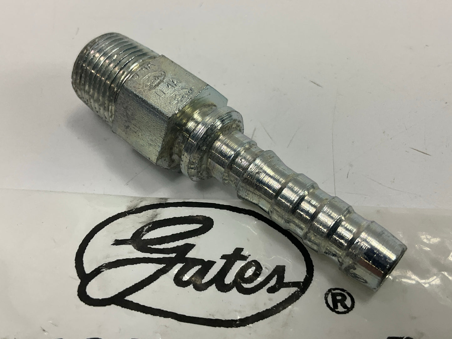 Gates G20100-0606 Hydraulic Hose Fitting Male Pipe NPTF - 30° Cone Seat 3/8'' ID
