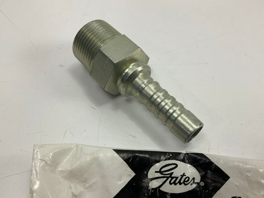 Gates G20100-0812 8GS-12MP 1/2'' ID Hydraulic Hose End Fitting, 3/4-14 Thread