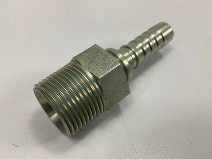 Gates G20100-0812 8GS-12MP 1/2'' ID Hydraulic Hose End Fitting, 3/4-14 Thread