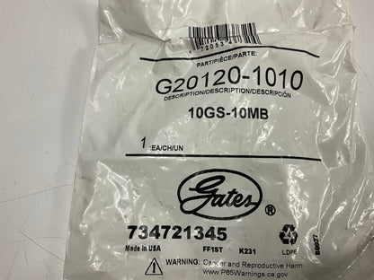 Gates G20120-1010 Hydraulic Fitting Male O-Ring Boss, 5/8'' - 10GS-10MB
