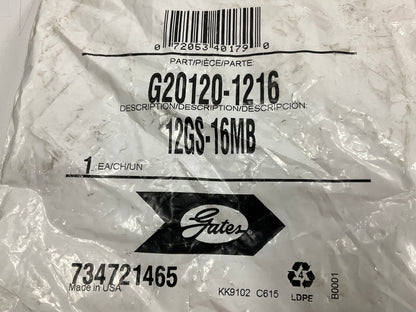 Gates G20120-1216 Male O-Ring Boss Hydraulic Fitting, 3/4'' - 12GS-16MB