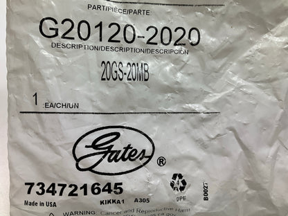Gates G20120-2020 Male O-Ring Boss Hydraulic Fitting, 1-1/4'' - 20GS-20MB