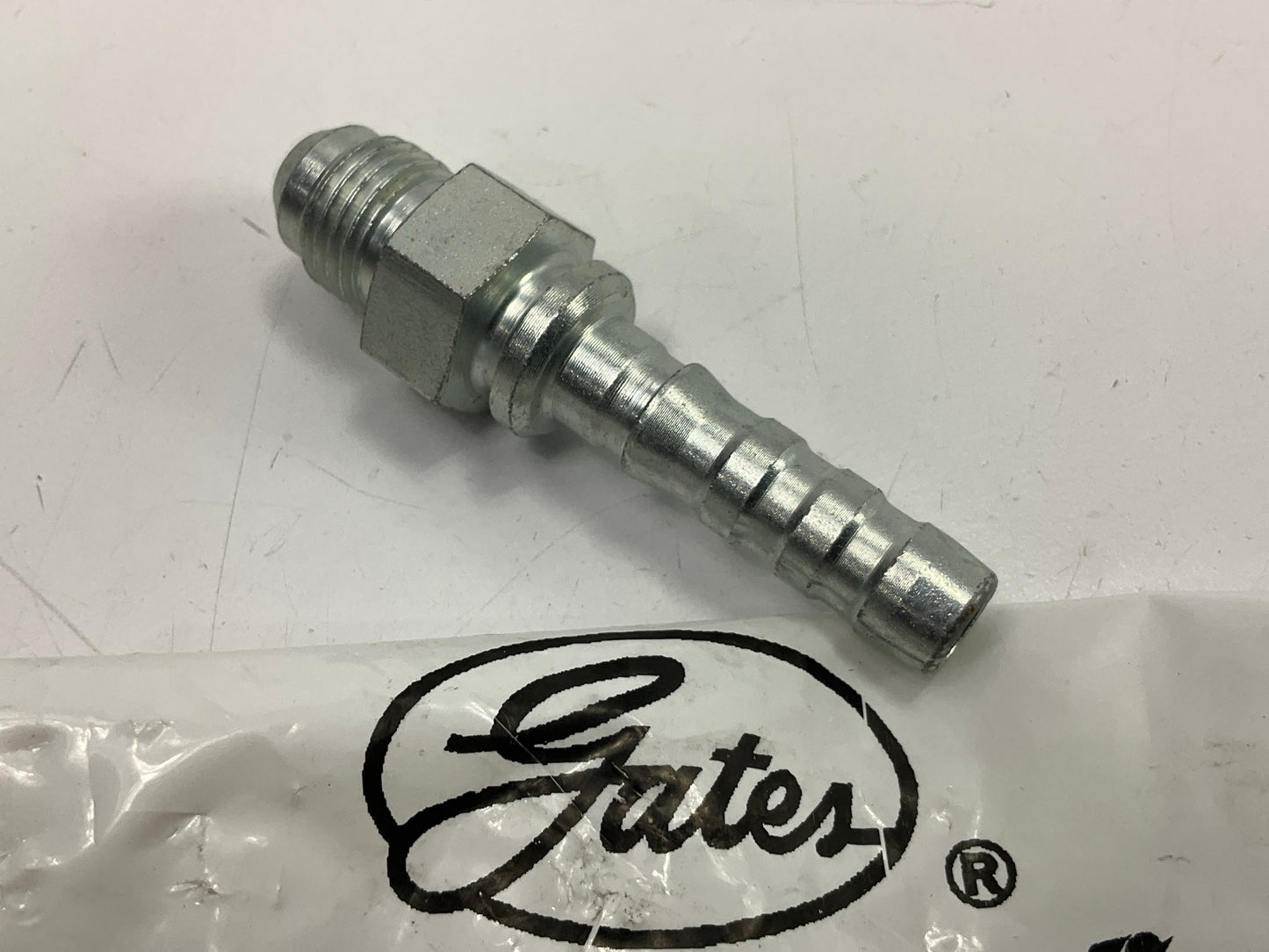 Gates G20165-0606 Hydraulic Hose Fitting Male JIC 37° Flare, 3/8'' ID - 6GS-6MJ