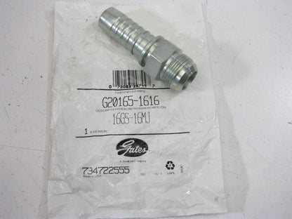 Gates G20165-1616 Hydraulic Fitting Male JIC 37 Flare GS G-20 Coupling 1'' Hose