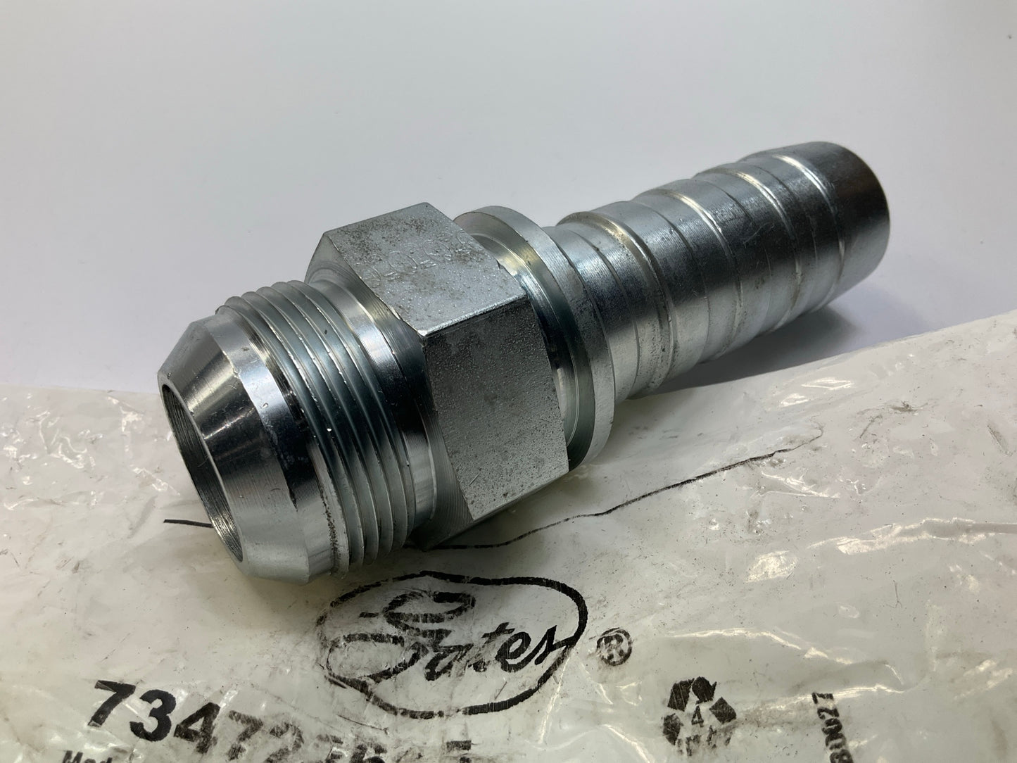 Gates G20165-2020 Hydraulic Hose Fitting Male JIC 37° Flare 1-1/4 ID - 20GS-20MJ
