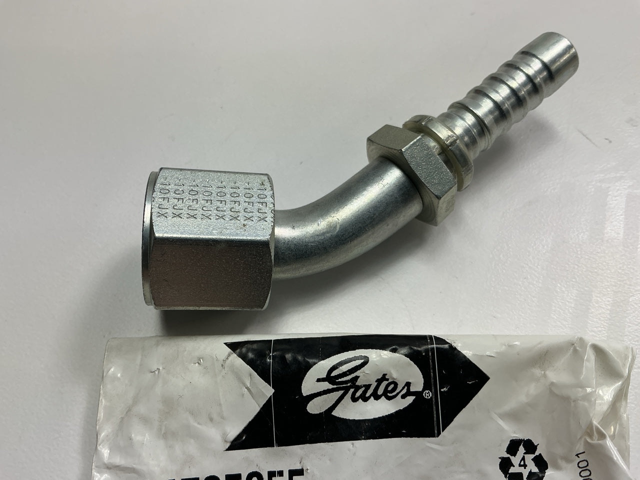 Gates G20174-0810 45° Tube Female JIC 37° Flare Swivel Hydraulic Fitting, 1/2''
