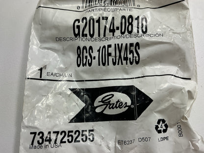 Gates G20174-0810 45° Tube Female JIC 37° Flare Swivel Hydraulic Fitting, 1/2''