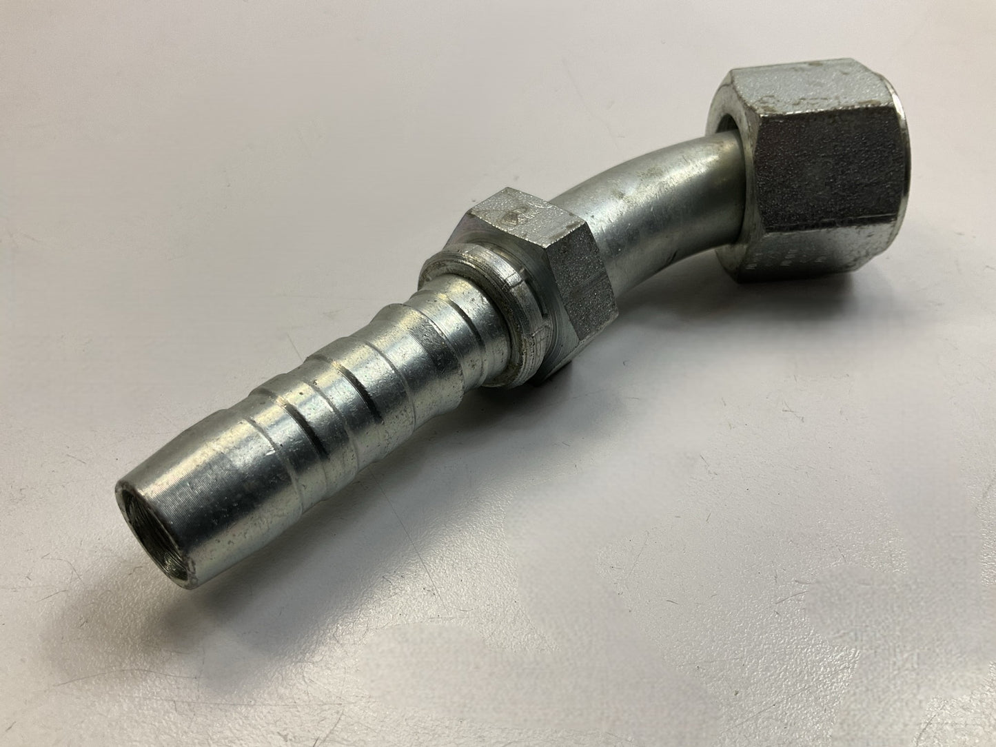 Gates G20174-1012 Hose Fitting Female JIC 37° Flare Swivel, 45° Angle, 5/8'' ID