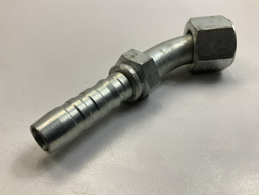 Gates G20174-1012 Hose Fitting Female JIC 37° Flare Swivel, 45° Angle, 5/8'' ID