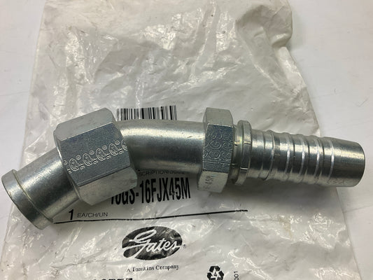 Gates G20175-1616 45° Tube Female JIC 37° Flare Swivel Hydraulic Fitting, 1''