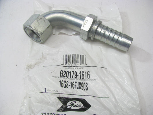 Gates G20179-1616 Hydraulic Fitting 90 Deg Fem 37 Deg GS G-20 1'' Hose 1-5/16''-12