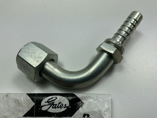 Gates G20180-0810 90° Tube Female JIC 37° Flare Swivel Hydraulic Fitting, 1/2''