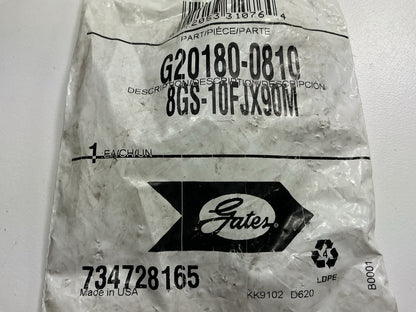 Gates G20180-0810 90° Tube Female JIC 37° Flare Swivel Hydraulic Fitting, 1/2''