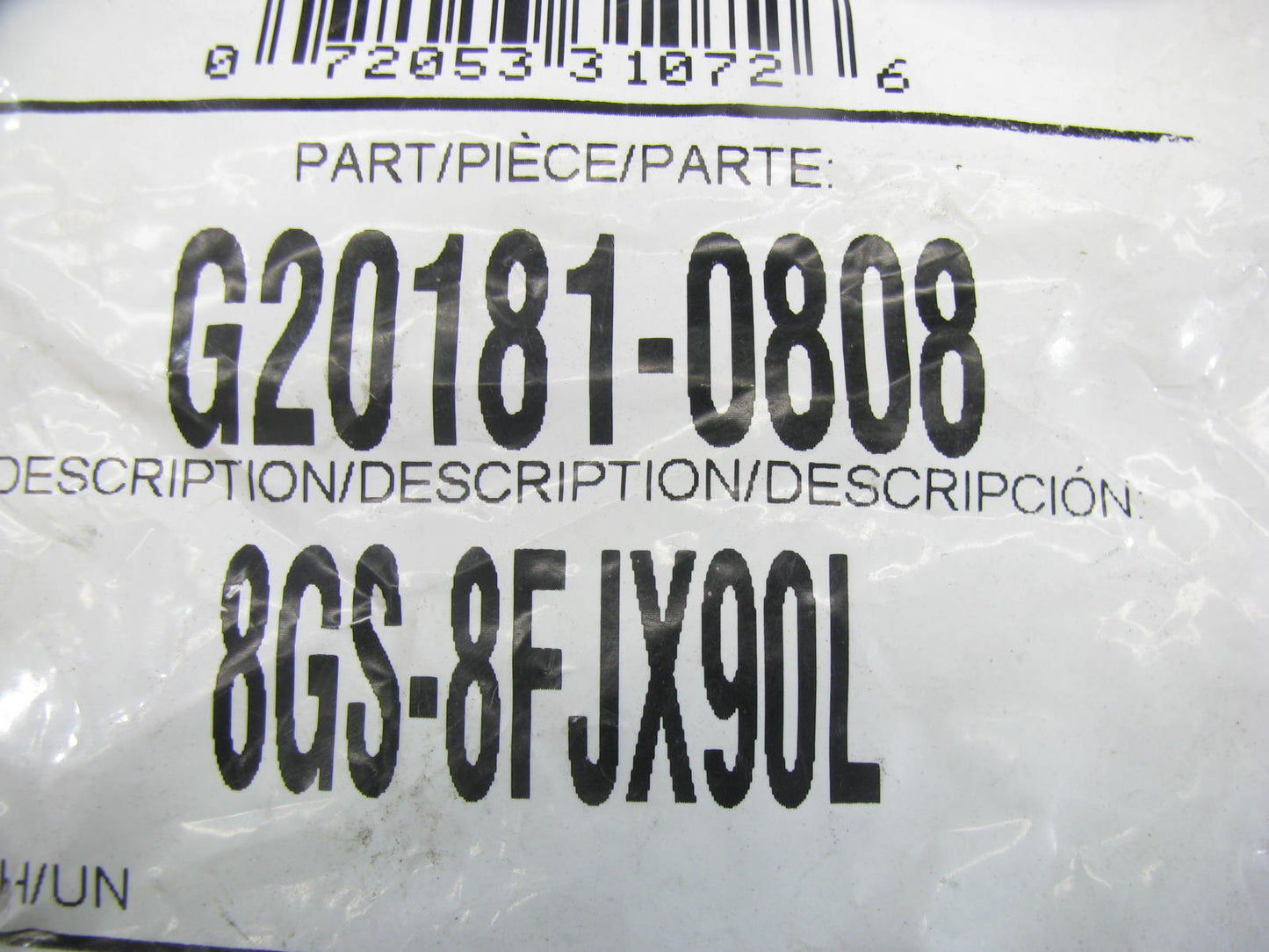 Gates G20181-0808 Hydraulic Fitting 90 Bent Tube Fem 37 Deg GS G-20 1/2'' Hose