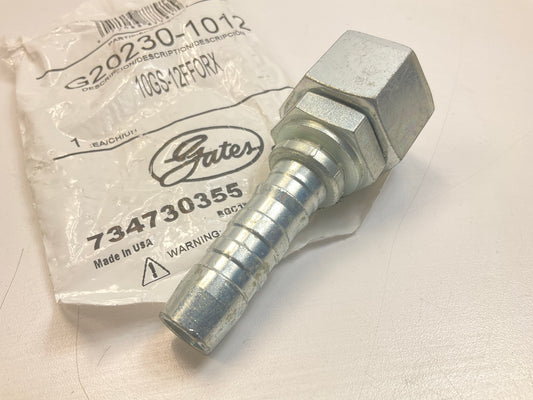 Gates G20230-1012 Female Flat-Face O-Ring Swivel Hydraulic Fitting, 5/8''