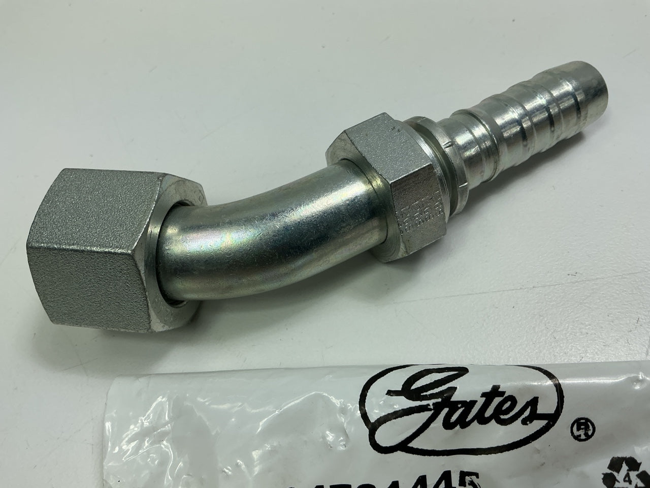 Gates G20234-1212 Hydraulic Fitting 45 Degree Female GS G20 3/4'' Hose 1-3/16''-12