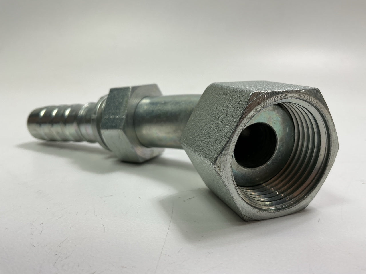 Gates G20234-1212 Hydraulic Fitting 45 Degree Female GS G20 3/4'' Hose 1-3/16''-12