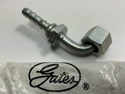 Gates G20239-0606 Hose Fitting Female Flat-Face O-Ring Swivel, 90° Angle 3/8'' ID