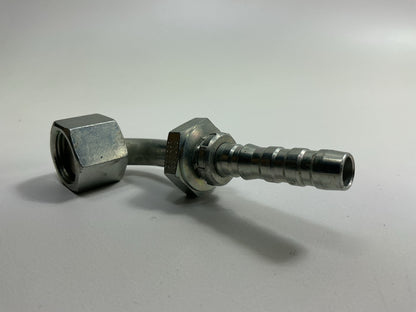 Gates G20239-0606 Hose Fitting Female Flat-Face O-Ring Swivel, 90° Angle 3/8'' ID